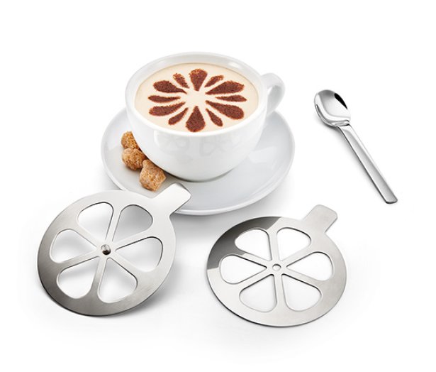 2 cappuccino sablon szettben