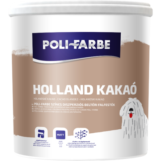 POLI-FARBE BELTÉRI FALFESTÉK 2,5L HOLLAND KAKAÓ