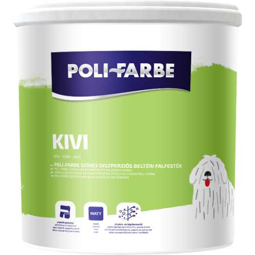 POLI-FARBE BELTÉRI FALFESTÉK 2,5L KIVI
