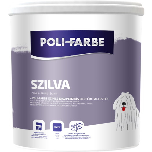 POLI-FARBE BELTÉRI FALFESTÉK 2,5L SZILVA