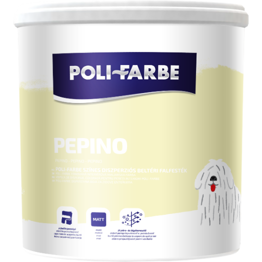 POLI-FARBE BELTÉRI FALFESTÉK 2,5L PEPINO