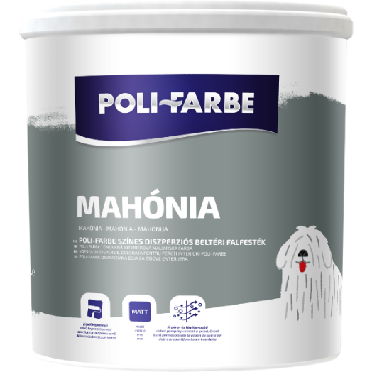 POLI-FARBE BELTÉRI FALFESTÉK 5L MAHÓNIA
