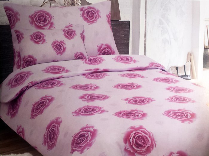 Smartex - Pink rózsás ágyneműhuzat
