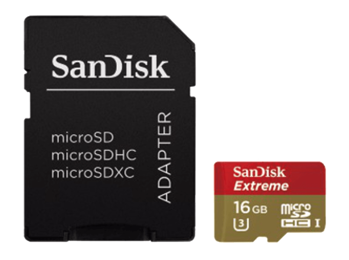 microSDHC 16GB Mobil Extreme UHS-1, 60Mb/s + Adapter (124075)