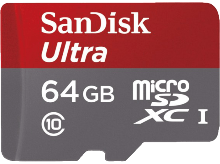 microSDXC 64GB Ultra kártya Class 10 80Mb/s + adapter (139732)
