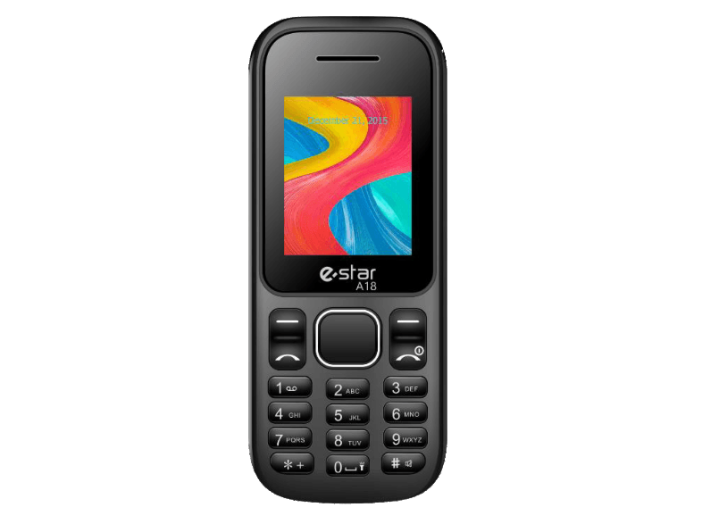 A18 Kártyafüggetlen mobiltelefon, black
