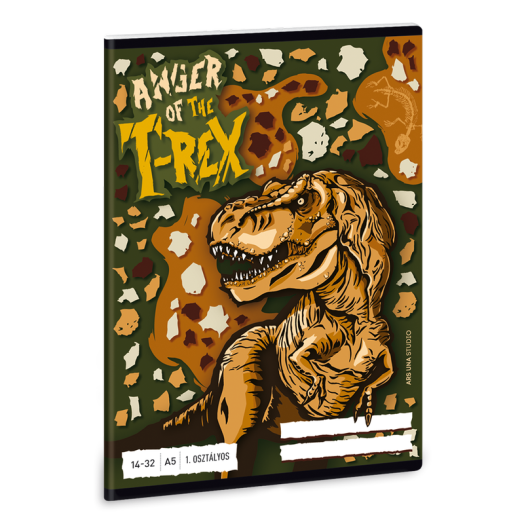 T-REX 1. oszt. vonalas A/5 füzet 1432