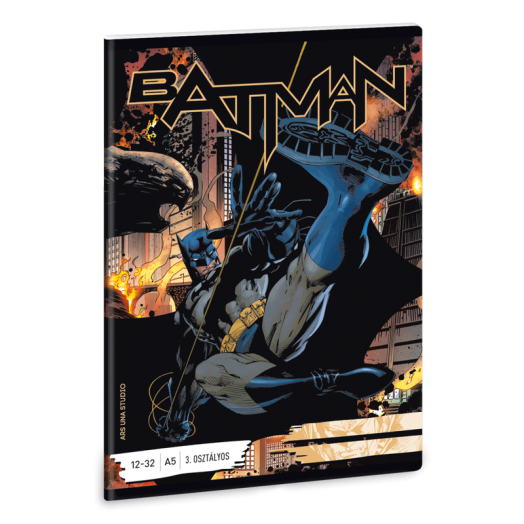 Batman 3. oszt. vonalas A/5 füzet 1232