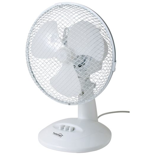 ASZTALI VENTILÁTOR 23CM 2FOKOZAT TF23 OSZCILLÁLÓ,ÁLLÍTHATÓ DŐLÉSSZÖG