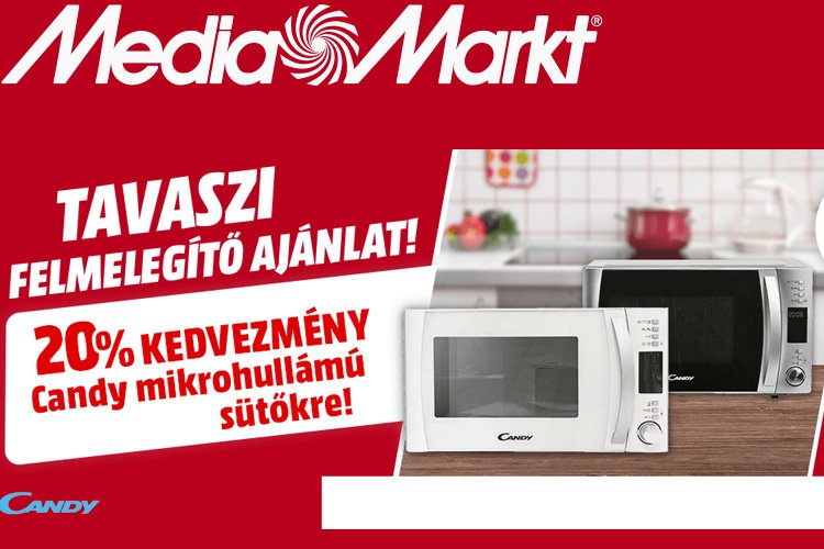 Akciós Candy mikrók a Media Marktban