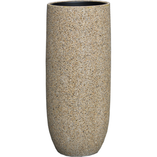 KASPÓ KÜLTÉRI 72CM POLYSTONE SÖTÉT BÉZS ÁTM.:31CM