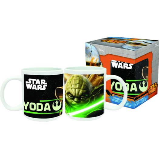 PORCELÁN BÖGRE 30CL YODA STAR WARS