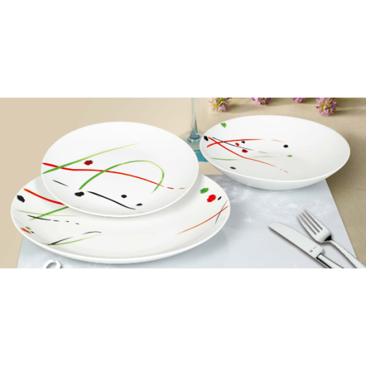 ÉTKÉSZLET PORCELÁN PICASSO 18RÉSZES
