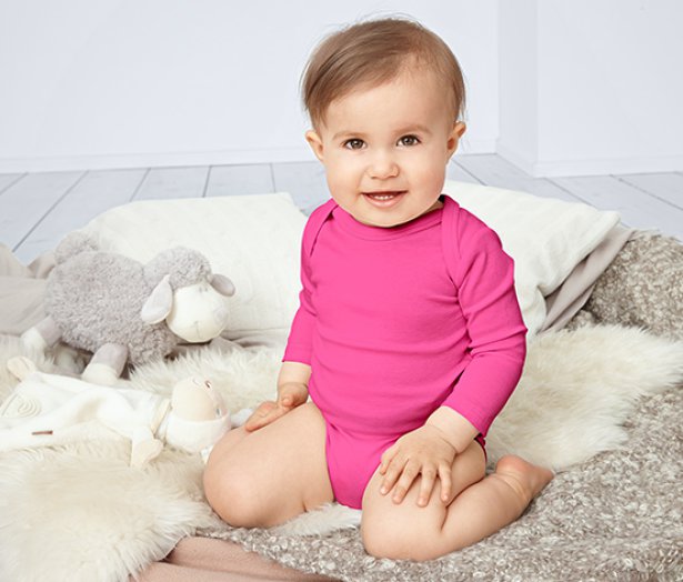 3 hosszú ujjú body szettben, rózsaszín