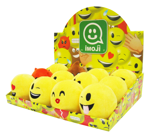 Imoji plüss labda 11cm vegyes