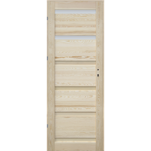 GENEWA FENYŐ BELTÉRI AJTÓ 6 ÜVEGES BAL 75X210CM *KAP*