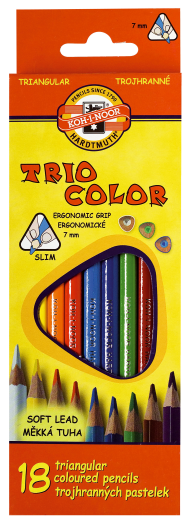Koh-I-Noor Triocolor háromszög színes ceruza