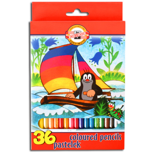Koh-I-Noor Vakond 3655 színes ceruza 36színű készlet