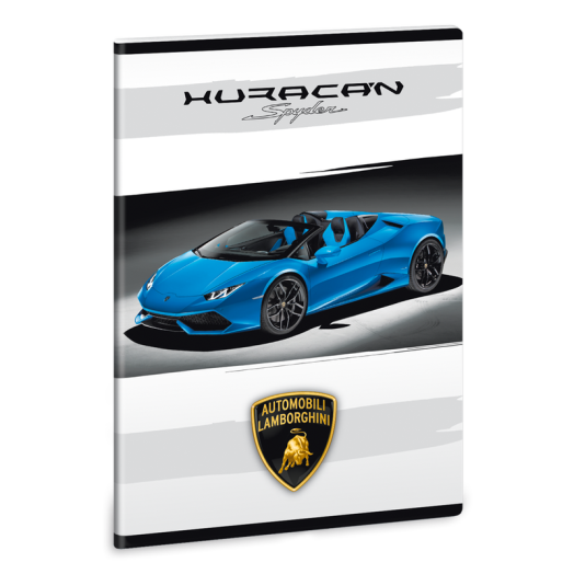 Lamborghini füzet vonalas A/5