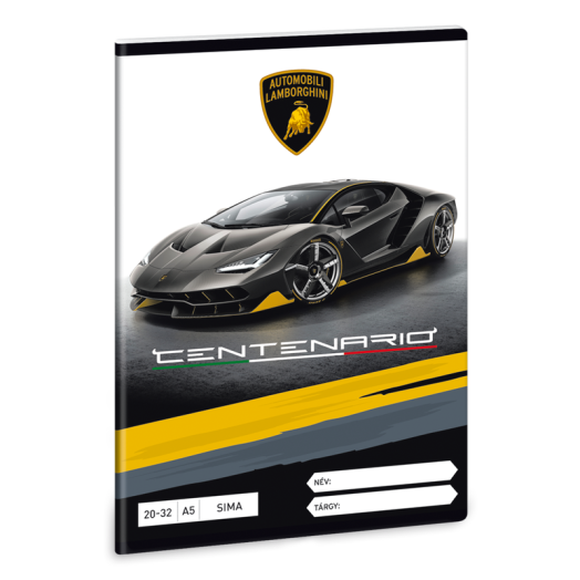 Lamborghini A/5 sima füzet 2032