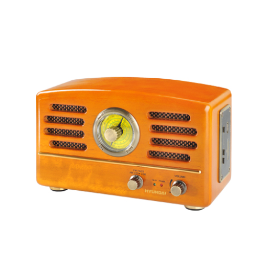Retró rádió és MP3, fa borítás HYURA302SUD