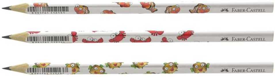 Faber-Castell grafitceruza háromszögletű tengeri állatok
