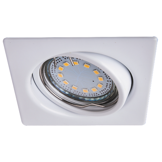 LITE BEÉPÍTHETŐ LED GU10 3X3W BILLENŐ, NÉGYZET, FEHÉR