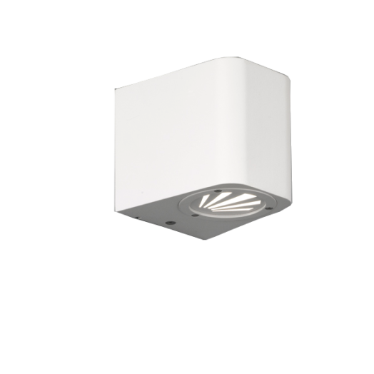 BOGOTA LED KÜLTÉRI FALI LÁMPA 2X3W ALUMÍNIUM/FEHÉR 12X13X11CM