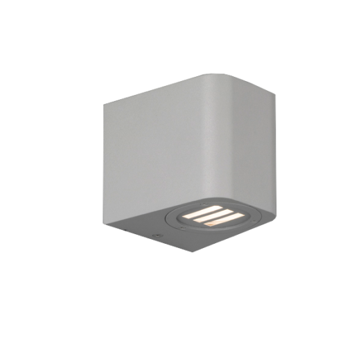 BOGOTA LED KÜLTÉRI FALI LÁMPA 2X3W ALUM.TITÁN 12X13X11CM