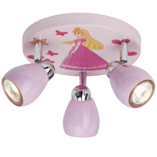 PRINCESS MENNYEZETI LÁMPA GU10 3*50W IP20 D:31CML