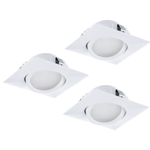 PINEDA LED BEÉPÍTH. 3X6W 3X500LM D:8,4CM SZ\GL. BILLENŐS FEHÉR