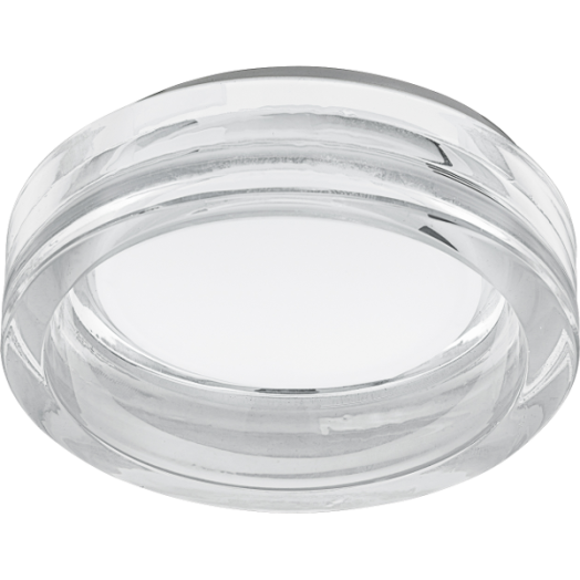 PINEDA1 LED BEÉPÍTH. 6W 500LM IP44 D:9,7CM ACÉL/MŰA. ÁTTETSZ?