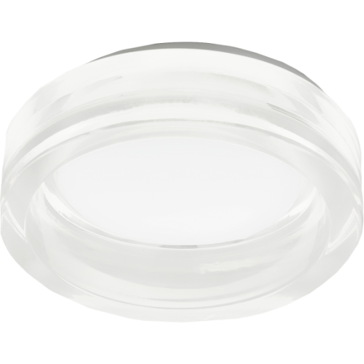 PINEDA1 LED BEÉPÍTH. 6W 500LM IP44 D:9,7CM ACÉL/MŰA. FEHÉR
