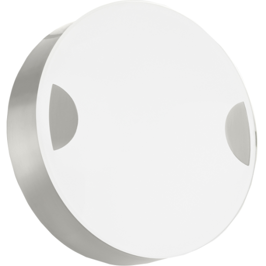 CUPELLA LED FALI L. 11W 850LM D:15CM ACÉL/ÜVEG MATT NIKKEL
