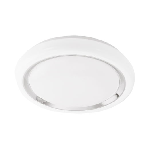 CAPASSO LED MENNY.L 18W 2100LM D:34CM ACÉL/MŰA. FEHÉR