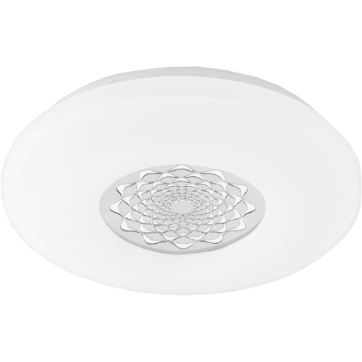 CAPASSO LED MENNY.L 18W 2100LM D:34CM ACÉL/MŰA KRÓM