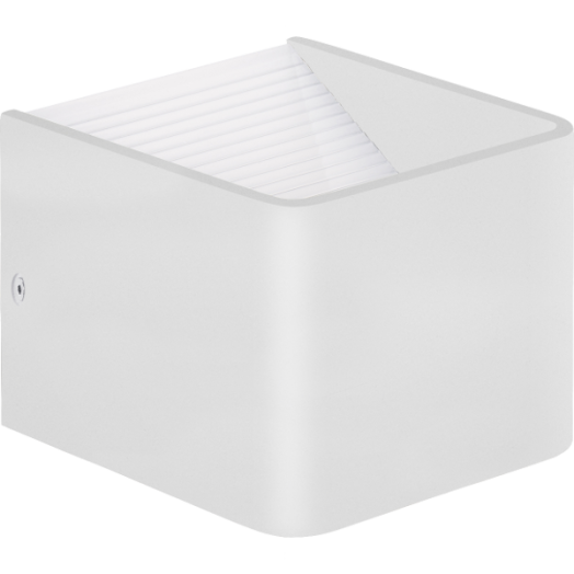 SANIA 3 LED FALI L 6W 640LM 10X10CM ALU. FEHÉR
