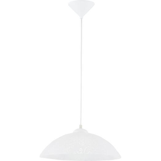 VETRO FÜGGESZTÉK E27 1X60W D:35CM MŰA/REDŐZÖTT ÜVEG