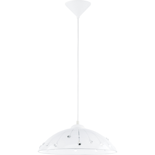 VETRO FÜGGESZTÉK E27 1X60W D:35CM ÜVEG KRISTÁLY