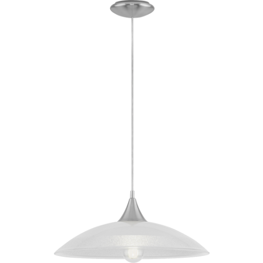 LAZOLO FÜGGESZTÉK E27 60W D:42CM ÜVEG REPEDEZETT