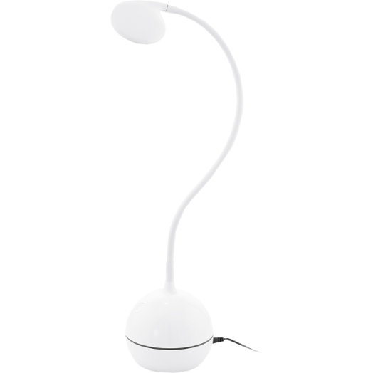 JAPURA LED ASZTALI L. 2,7W 300LM 37X12X43CM ACÉL/MŰA. FEHÉR