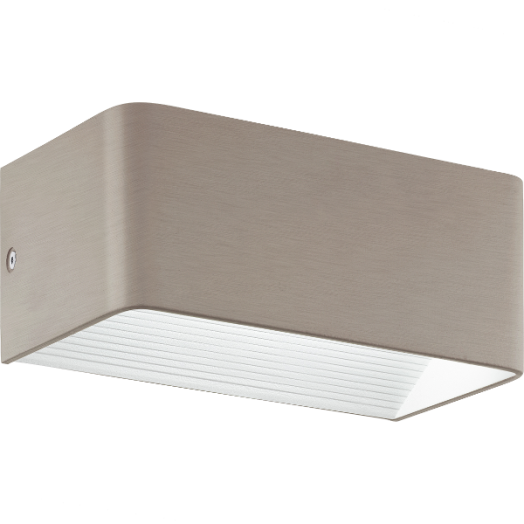 SANIA3 LED FALI L. 5W 530LM ALU. MATT NIKKEL