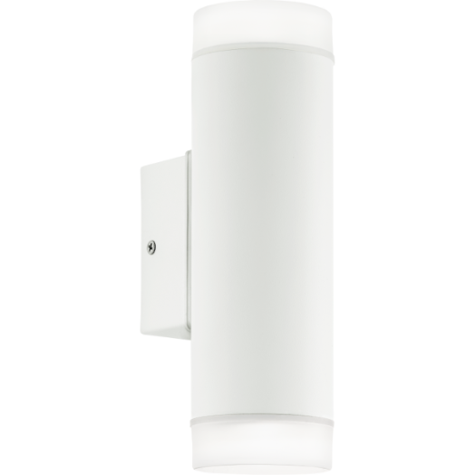 RIGA GU10LED KÜLT. FALI L. 2X5W IP44 ACÉL MŰA. FEHÉR