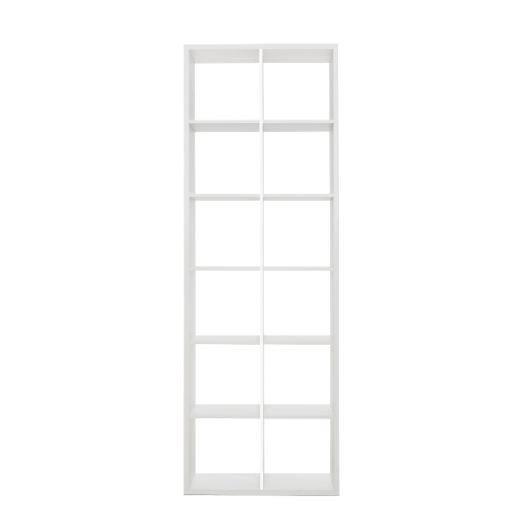 MAX POLC 2X6 REKESZ 73X210X33CM FEHÉR