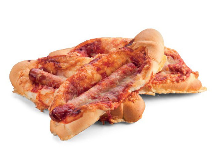 Virslis-pizzás csónak