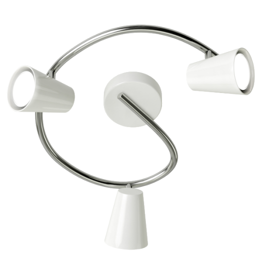 TRAVALE2 GU10LED FEHÉR MENNY.L G-FORMA 3X3,3W