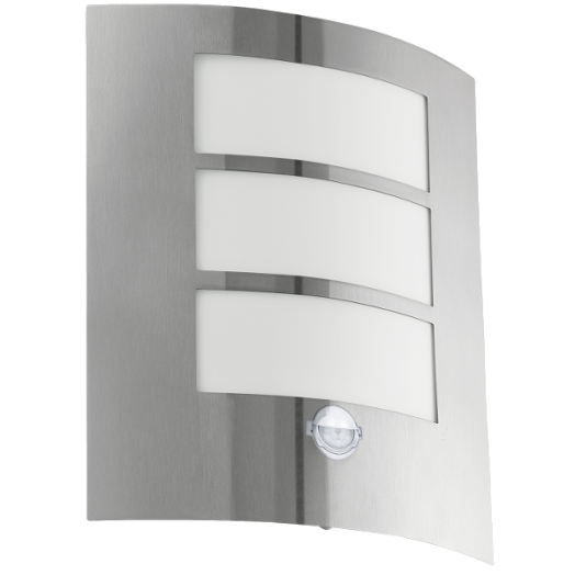 CITY KÜLTÉRI FALI LÁMPA NEMESACÉL/MŰA.60W E27 IP44