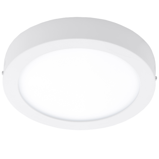 FUEVA1 LED MENNY.L FÉM/MŰANYAG FEHÉR 18W 2080LM D:22,5CM IP20