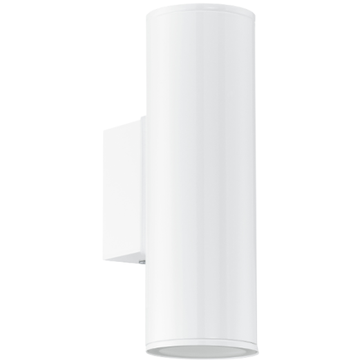 RIGA FEHÉR KÜLTÉRI FALI GU10LED 2X3W IP44 2X200LM 3000K