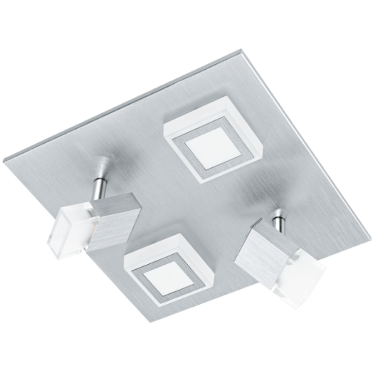 MASIANO LED MENNY.L 2X3,3W+2X5,4W 1700LM ALU./MŰA.